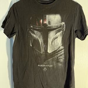 Fifth Sun The Mandalorian Helmet Graphic Tee - Black
